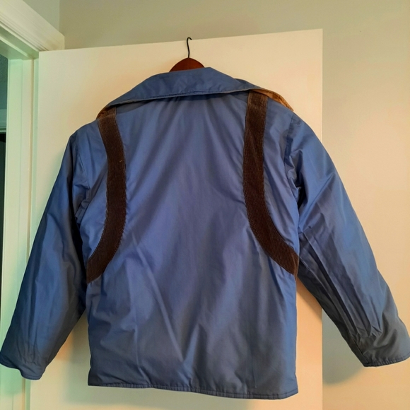 💥💥Vintage Beige/Blue Double Sided Winter Jacket - Picture 5 of 7